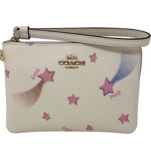 Coach zip up wristlet